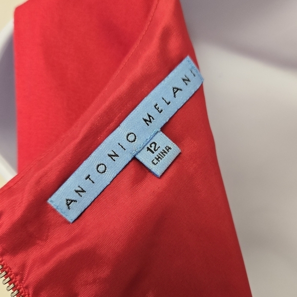 Antonio Melani Bianca Sheath Dress Valentine Pop of Sun Red 12 - Picture 6 of 10